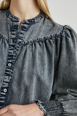 DAPHNE SHIRT - INK WASH|Rails Sale