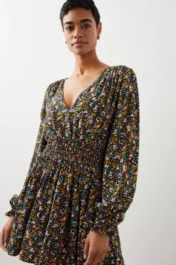 DELANEY DRESS - DARK DITSY FLORAL|Rails Clearance