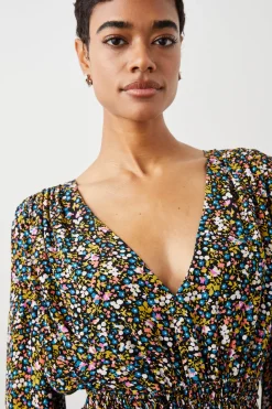DELANEY DRESS - DARK DITSY FLORAL|Rails Clearance