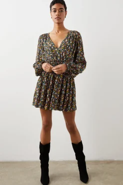 DELANEY DRESS - DARK DITSY FLORAL|Rails Clearance