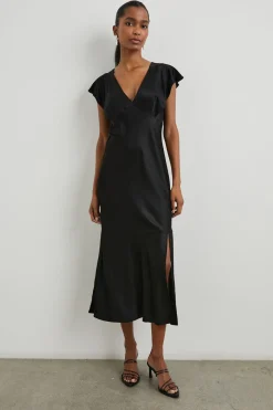 DINA DRESS - BLACK|Rails Discount