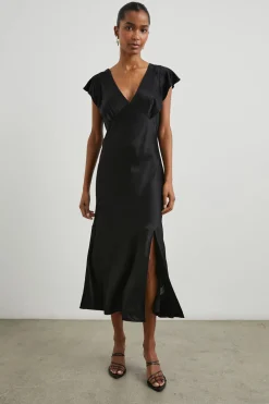 DINA DRESS - BLACK|Rails Discount
