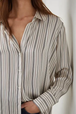 DORIAN SHIRT - PROVIDENCE STRIPE|Rails New