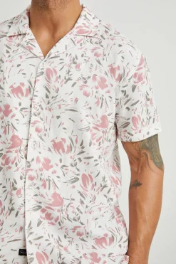 DRESDEN SHIRT - BRUSH FLORAL WHITE|Rails Best Sale