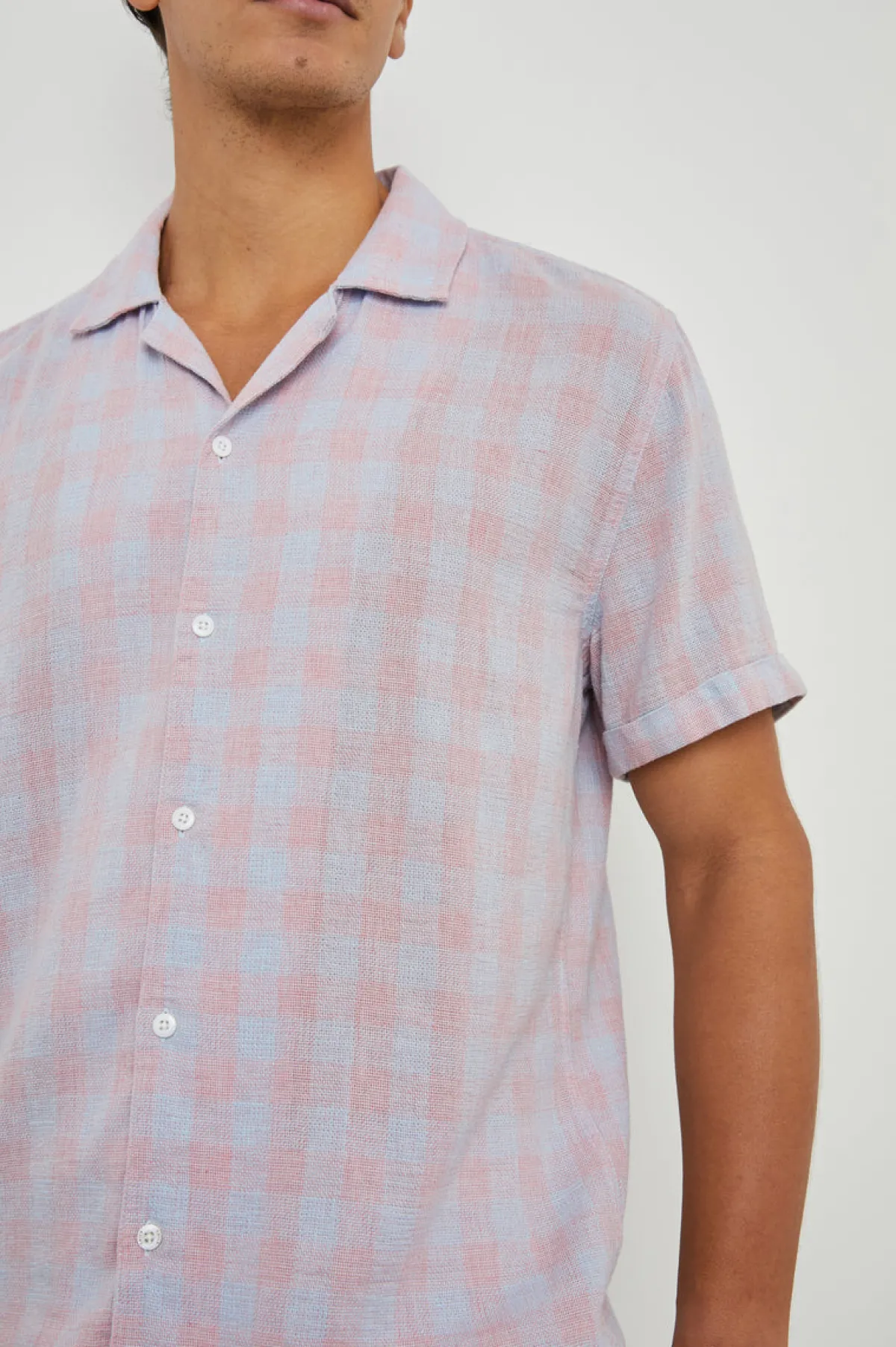 DRESDEN SHIRT - HOMESPUN ROUGE GINGHAM|Rails Cheap