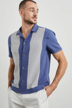 DUKE SHIRT - ROYAL PARCHMENT|Rails New