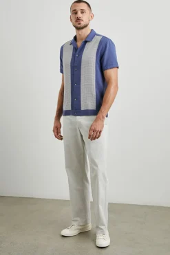 DUKE SHIRT - ROYAL PARCHMENT|Rails New