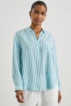 ELLE SHIRT - SALTAN STRIPE|Rails Cheap
