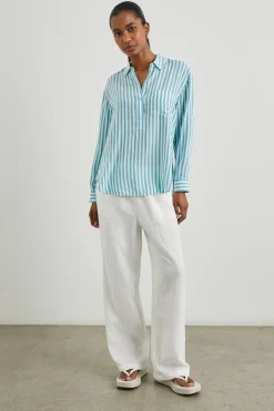 ELLE SHIRT - SALTAN STRIPE|Rails Cheap