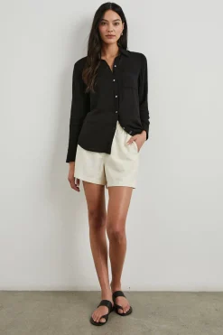ELLIS SHIRT - BLACK|Rails Cheap