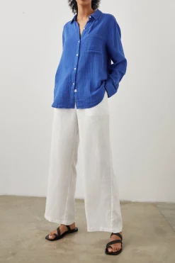 ELLIS SHIRT - COBALT|Rails Cheap