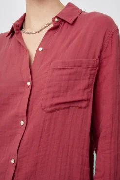 ELLIS SHIRT - CRANBERRY|Rails Best Sale