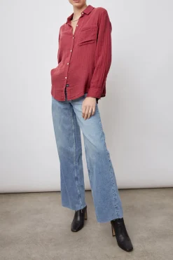 ELLIS SHIRT - CRANBERRY|Rails Best Sale