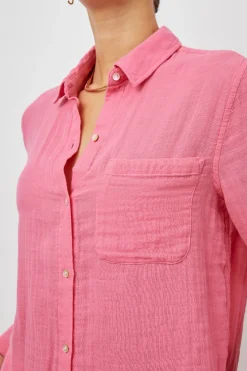 ELLIS SHIRT - MALIBU PINK|Rails Fashion