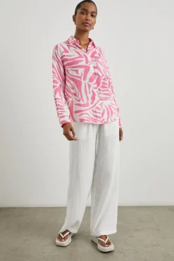 ELLIS SHIRT - PINK TIGER|Rails Fashion