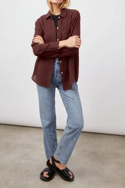 ELLIS SHIRT - RUSSET|Rails Cheap