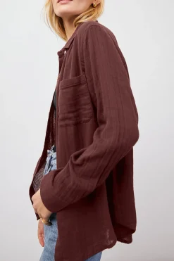 ELLIS SHIRT - RUSSET|Rails Cheap