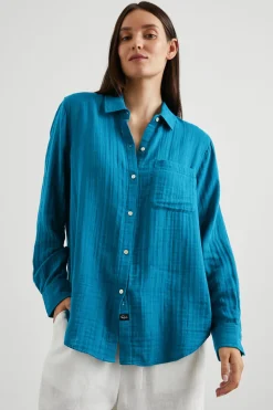 ELLIS SHIRT - TURKISH TILE|Rails Clearance