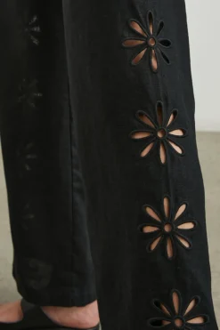 EMMIE PANT - BLACK EYELET|Rails Flash Sale