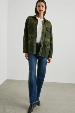 EVAN JACKET - OLIVE TRIO|Rails Shop