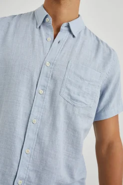 FAIRFAX SHIRT - BLUE MELANGE|Rails Outlet