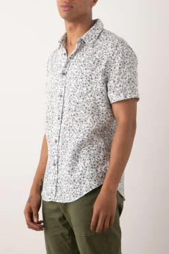 FAIRFAX SHIRT - CREEPING IVY WHITE BLUE|Rails Best