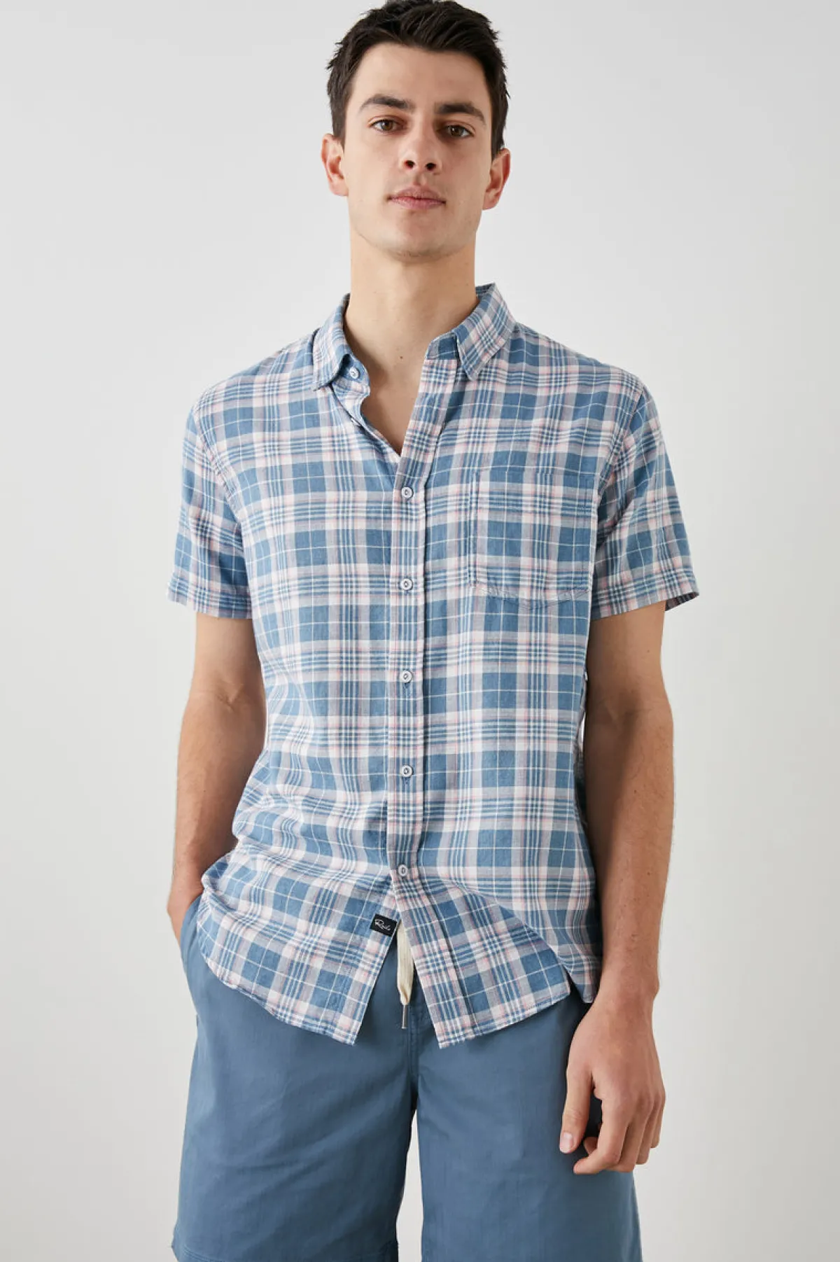 FAIRFAX SHIRT - MEDITERRANEAN MELON MELANGE|Rails Discount