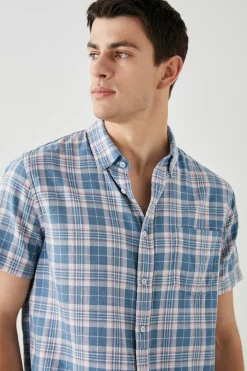 FAIRFAX SHIRT - MEDITERRANEAN MELON MELANGE|Rails Discount