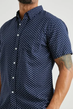 FAIRFAX SHIRT - POLYGON MICRO NAVY|Rails Shop