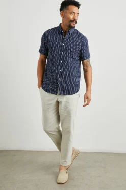 FAIRFAX SHIRT - POLYGON MICRO NAVY|Rails Shop