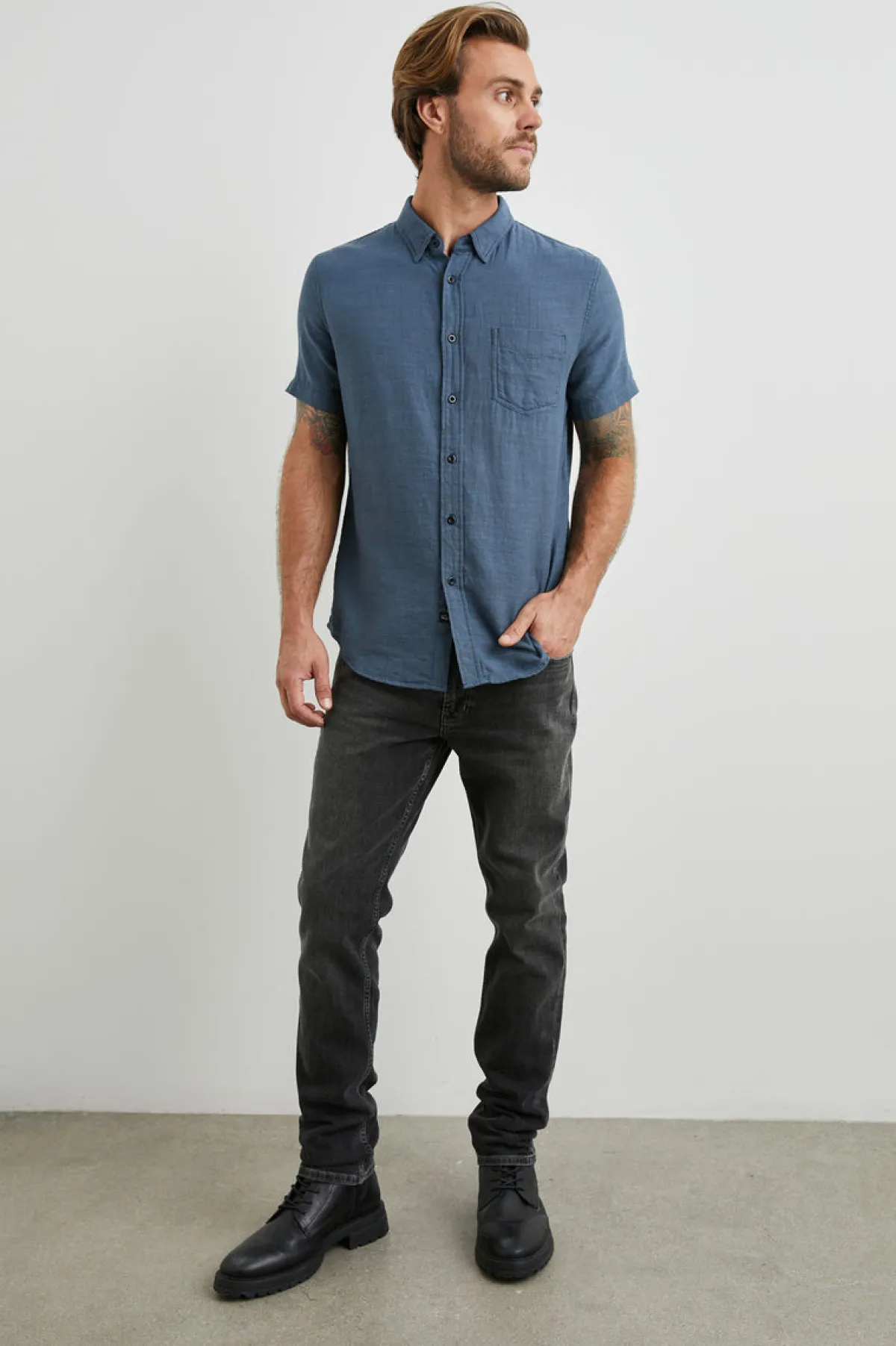 FAIRFAX SHIRT - SEA BLUE|Rails Clearance