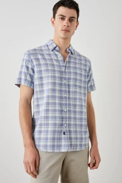 FAIRFAX SHIRT - SEAGLASS WHITE TOPAZ|Rails Store