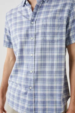 FAIRFAX SHIRT - SEAGLASS WHITE TOPAZ|Rails Store