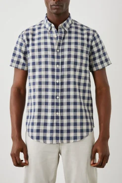 FAIRFAX SHIRT - VIKING BLUE GREY MELANGE|Rails Hot