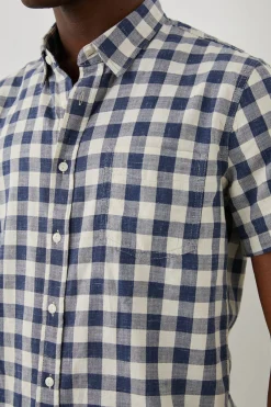 FAIRFAX SHIRT - VIKING BLUE GREY MELANGE|Rails Hot
