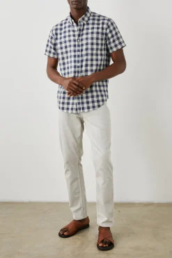 FAIRFAX SHIRT - VIKING BLUE GREY MELANGE|Rails Hot