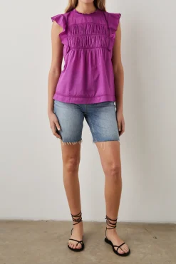 FILOMENA TOP - BERRY|Rails Sale