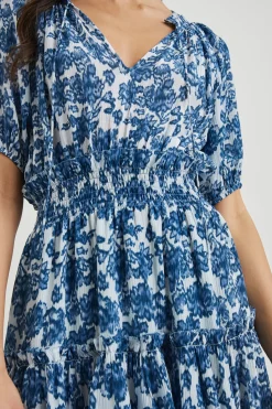 FIORELLA DRESS - CHAMBRAY FLORAL|Rails New