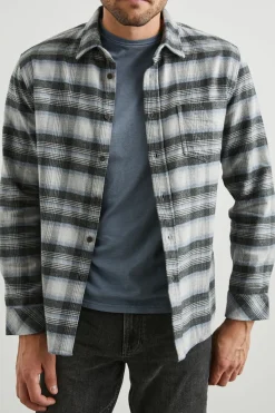 FORREST SHIRT - CHARCOAL HEATHER YUCCA|Rails Flash Sale