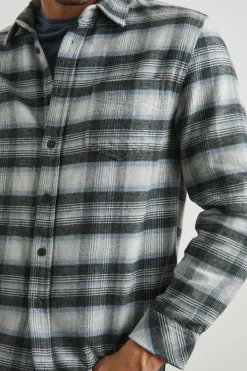 FORREST SHIRT - CHARCOAL HEATHER YUCCA|Rails Flash Sale