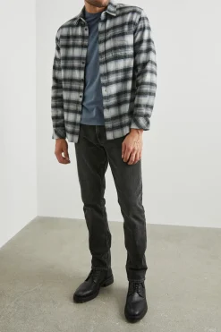 FORREST SHIRT - CHARCOAL HEATHER YUCCA|Rails Flash Sale