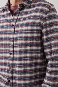 FORREST SHIRT - DUSK BERRY GREY MELANGE|Rails Flash Sale