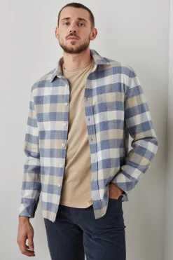 FORREST SHIRT - MIST BIRCH OAT HEATHER|Rails Sale