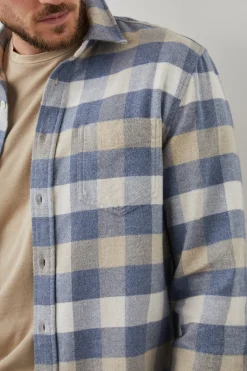 FORREST SHIRT - MIST BIRCH OAT HEATHER|Rails Sale