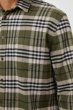FORREST SHIRT - TAMARIND OLIVE GLEN|Rails Cheap