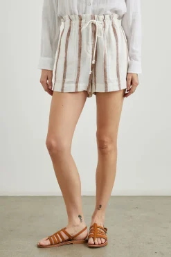 FOSTER SHORT - COCONUT STRIPE|Rails Discount