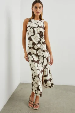 GABRIELLA DRESS - MOCHA FLORAL|Rails Sale