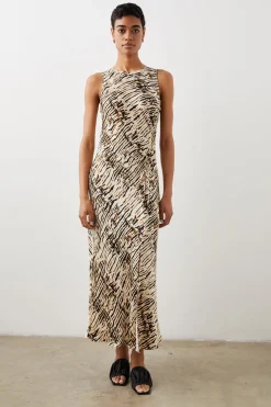 GABRIELLA DRESS - NEUTRAL IKAT|Rails Best Sale