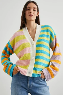 GENEVA CARDIGAN - MIXED STRIPE|Rails Best