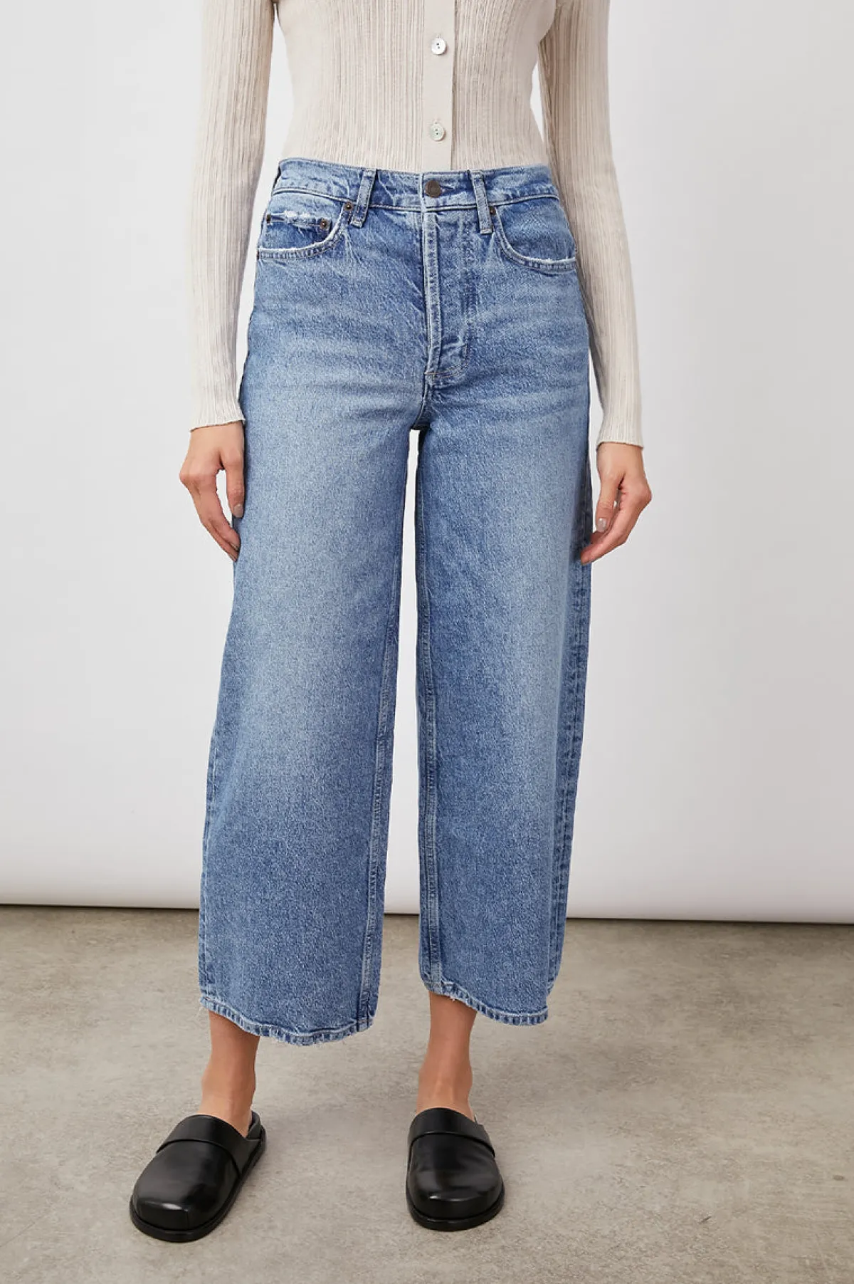 GETTY CROP WIDE LEG - GERANIUM|Rails Fashion